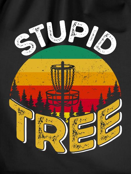 Funny Disc Golfer