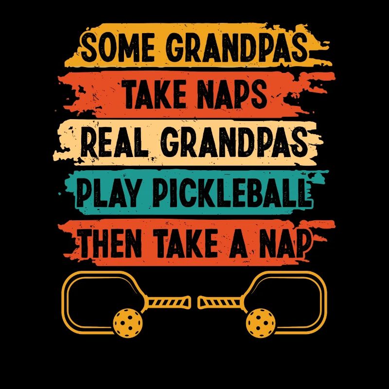 Real Grandpas play Pickleball