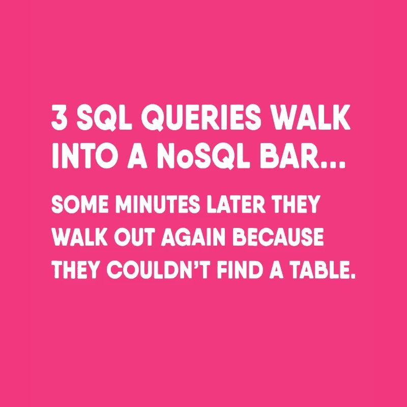 Database SQL Query Joke For Programmer
