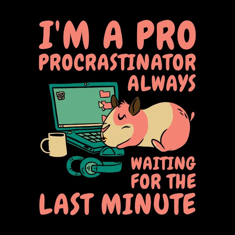 Procrastiner le temps du procrastinateur de hamster