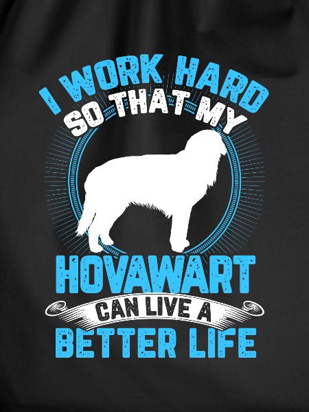 Hovawart arbeite hart derber Bauernhund