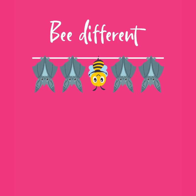 Bee Different Autism Hanging Bee With Bat Bee