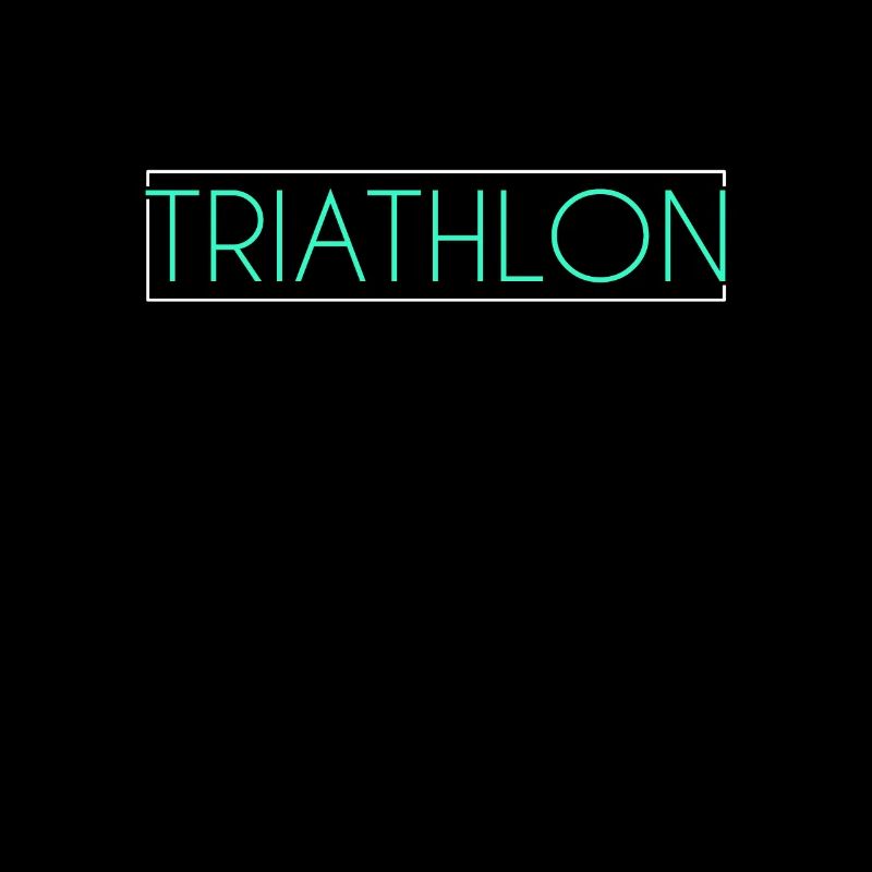 Triathlon lettering