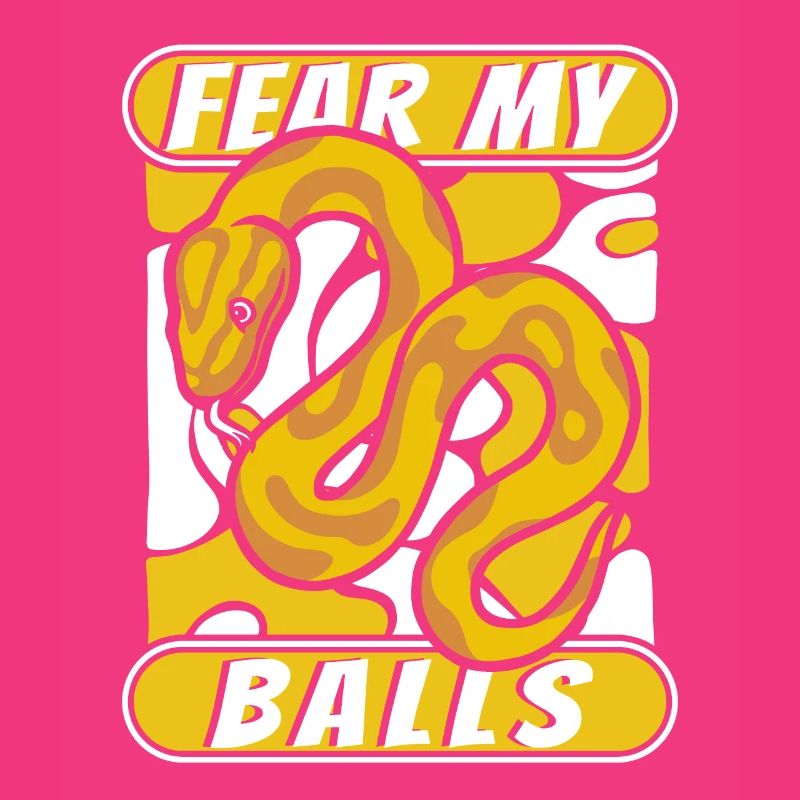 Fear My Balls Python Schlange Banana Ball Python