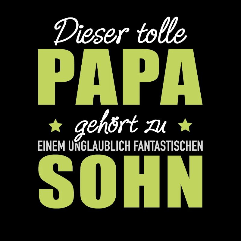 Papa Gehört Zu Sohn Vaterschaft Nachwuchs Söhne