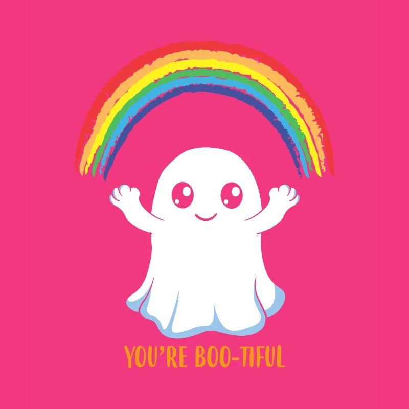 You're Bootiful Ghost Rainbow Ghost