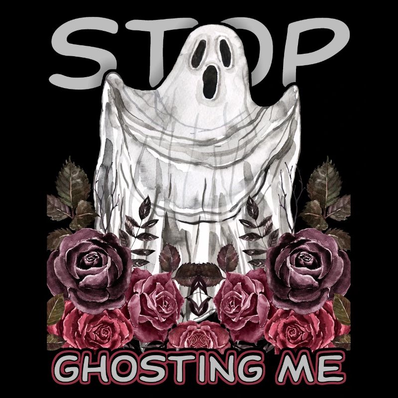 Unheimlicher Geist Gespenst Gothic lustiger Spruch