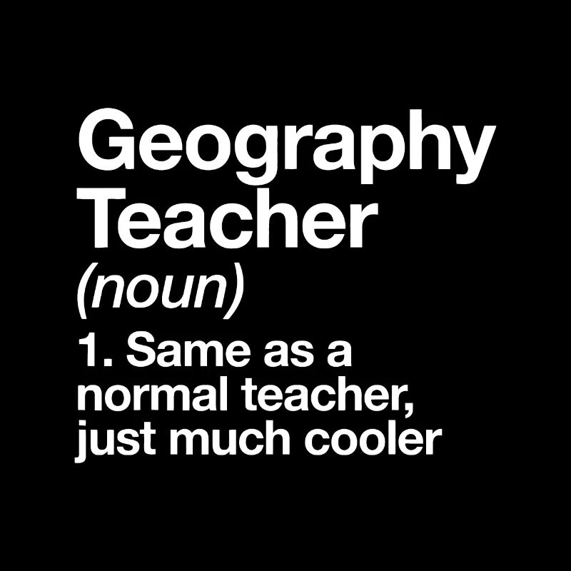 Définition du professeur de géographie Drôle de retour à l’école