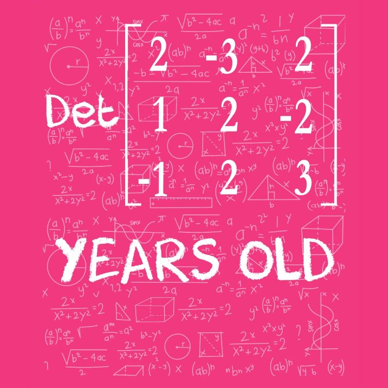 31st birthday 31 years matte matrix determinant