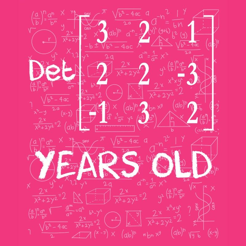 45th anniversary 45 years matrix determinant