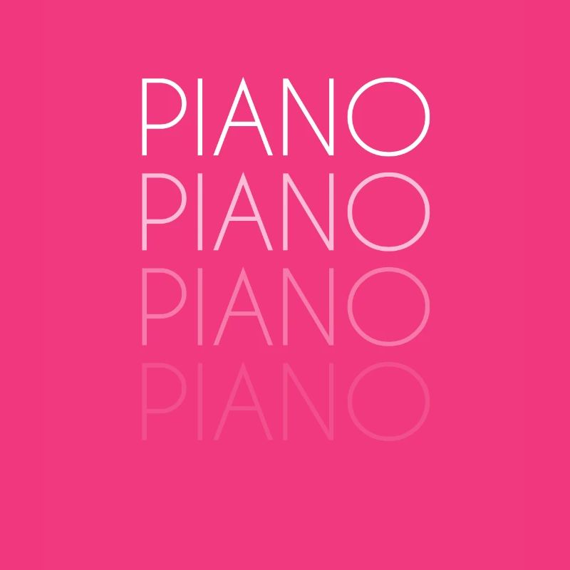 Piano lettering