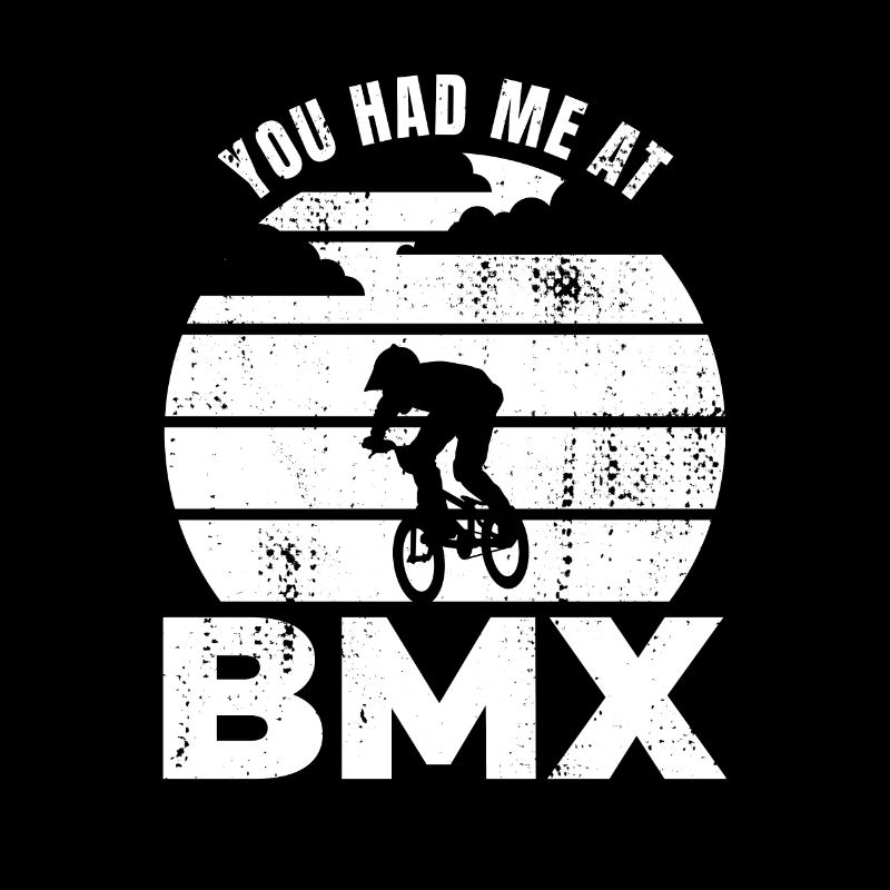 BMX Rider Slogan
