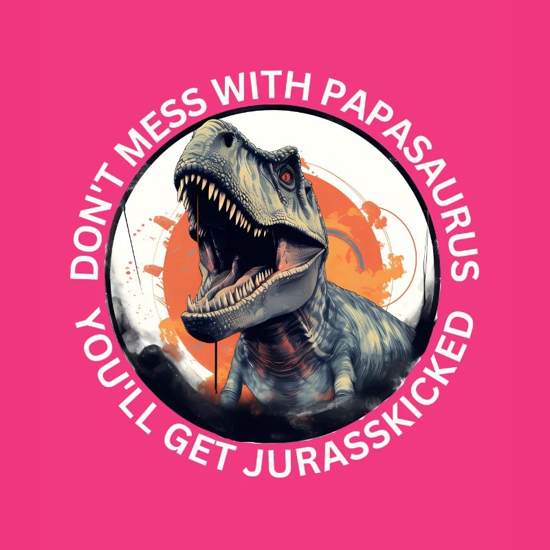 Witziges Papa Papasaurus Dino Dinosaurier Geschenk