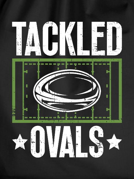 Tackled Ovals - Funny Rugby