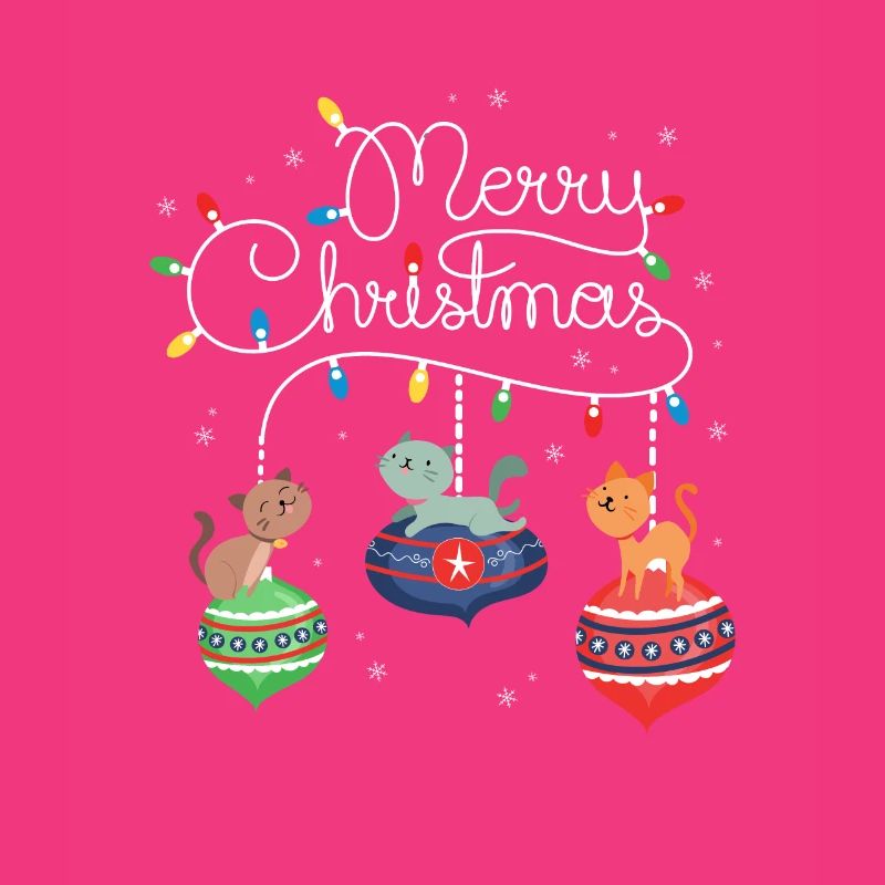 Joyeux chat de Noël