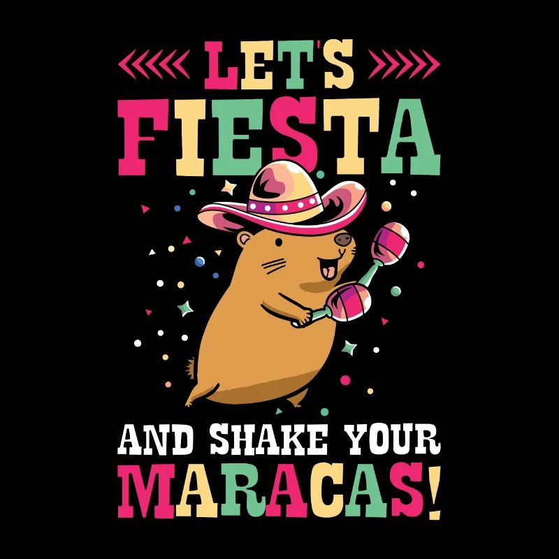 Capybara Mariachi Cinco de Mayo Fiesta