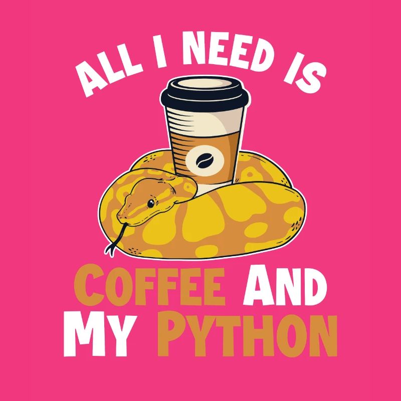 Café et Python Python Snake Banana Ball