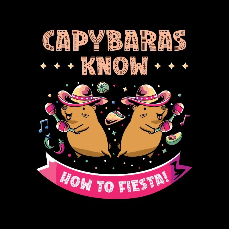 Capybara Mariachi Cinco de Mayo Fiesta