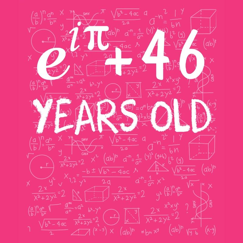 45th birthday 45 years Euler Identity math gift