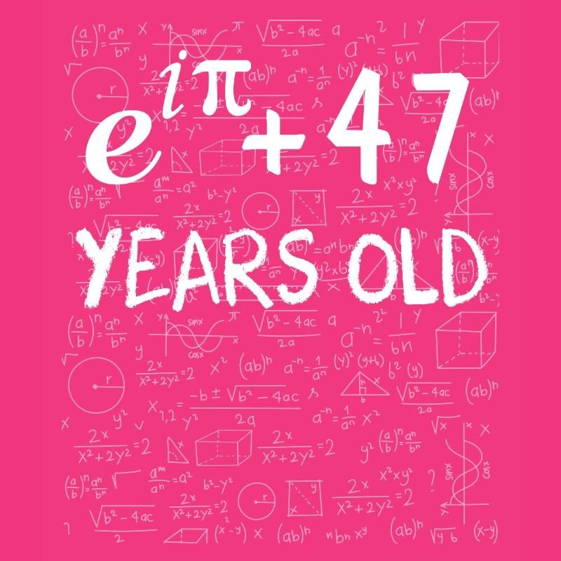 46th Birthday 46 Years Euler Identity Math Gift