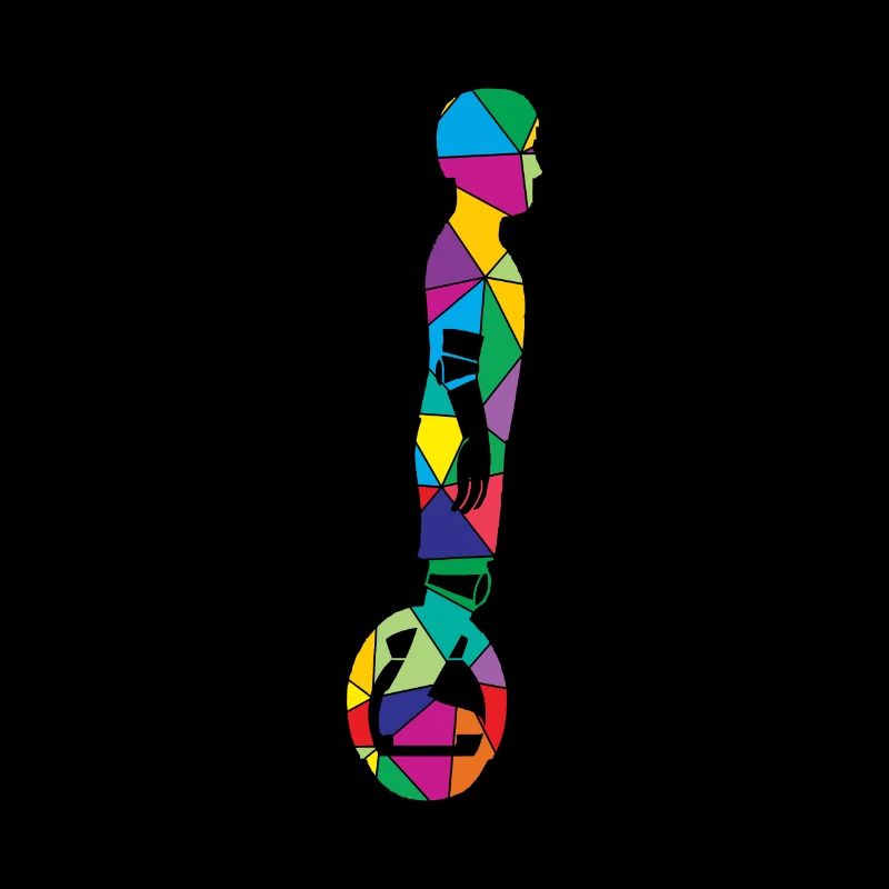 Low Poly Unicycle Polygon Solowheel