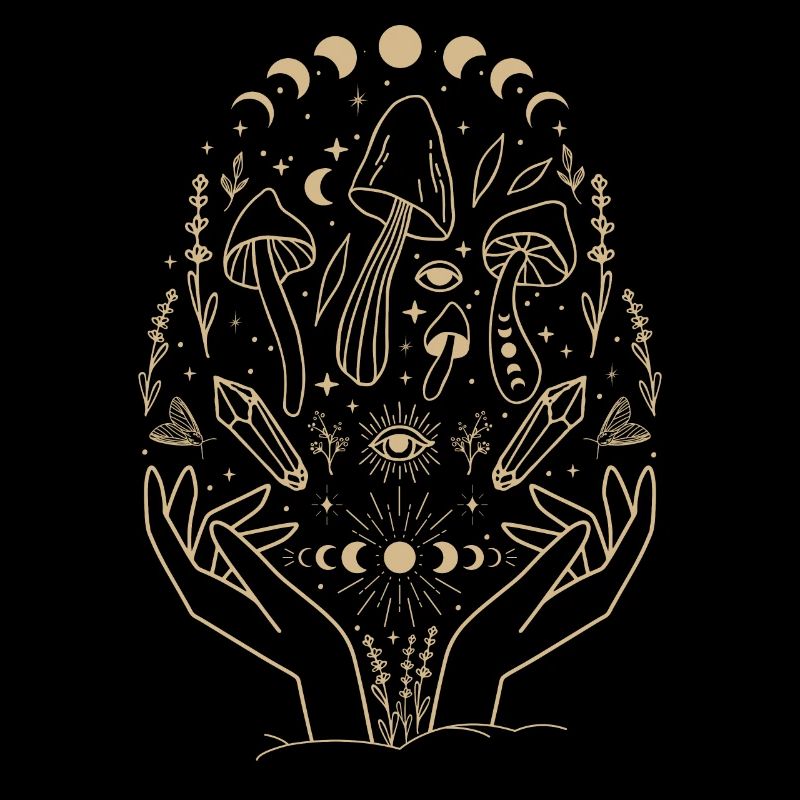 Boho Pilze Cottage Core Aesthetic Goblincore