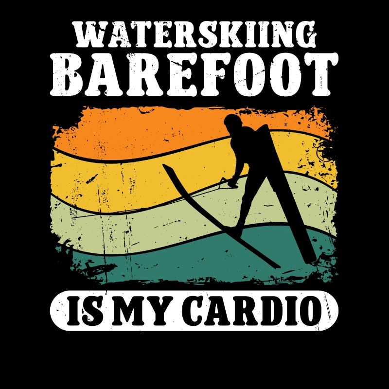 Waterskiing Barefoot is my Cardio
