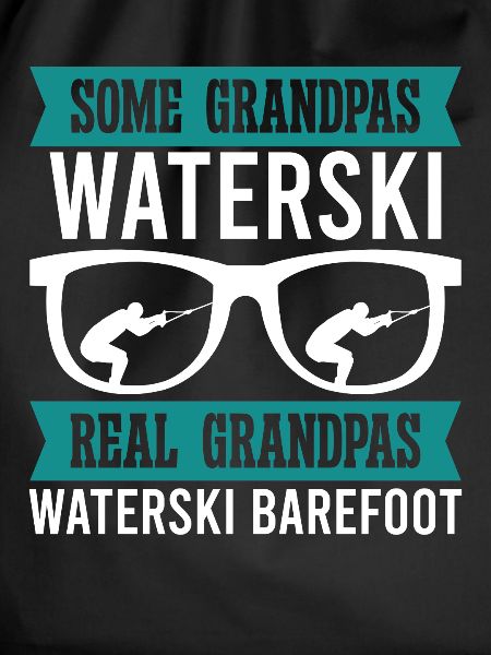 Barefoot Waterskiing Grandpa