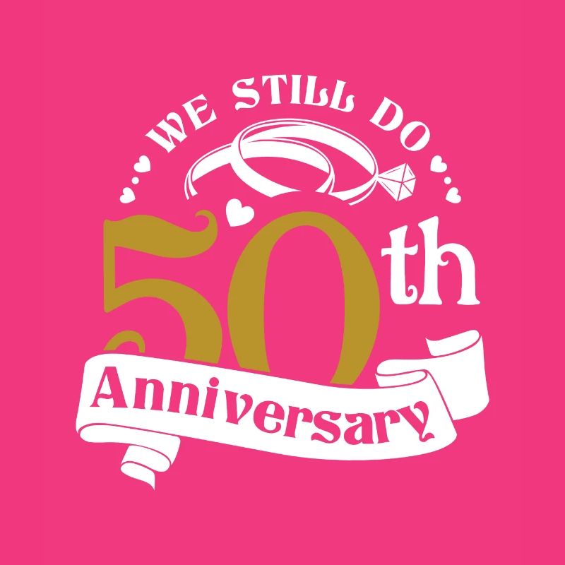 50. Hochzeitstag Ehemann Ehefrau Ehe