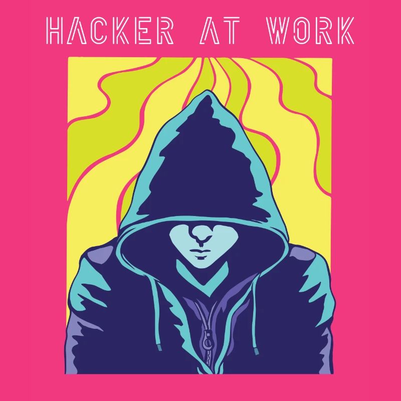 Hacker at work