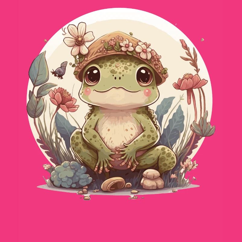 Mignon Cottagecore Baby Frog Toad Frog Lovers