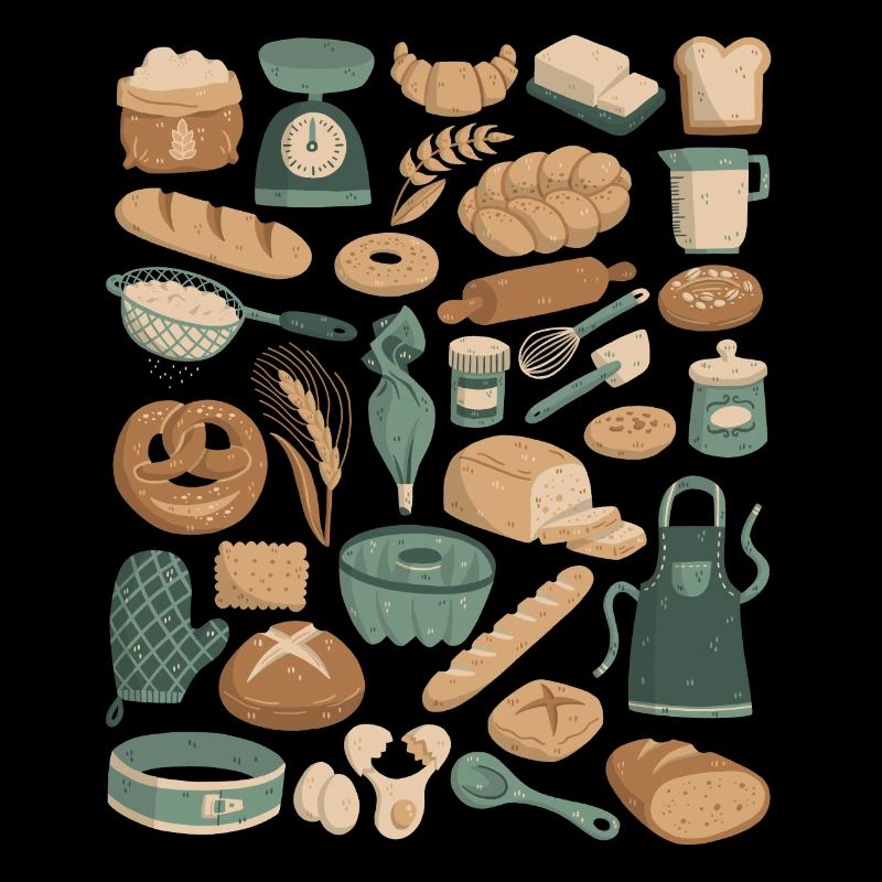 Baking & Bakery Doodles