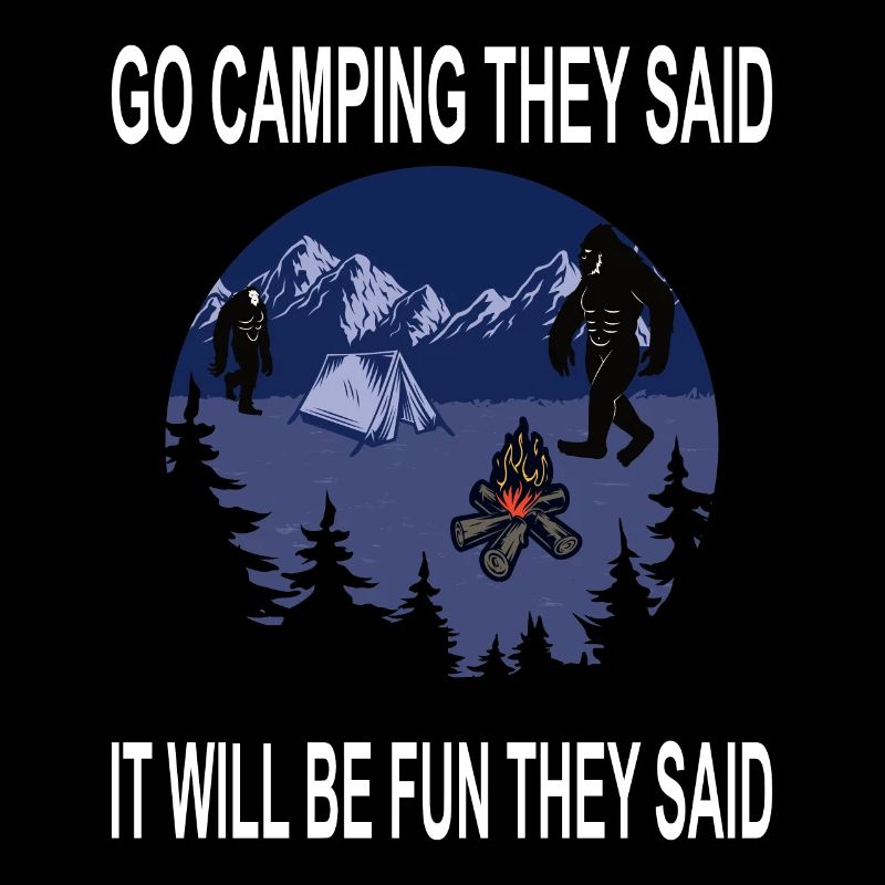 Camping Vintage lustiger Spruch