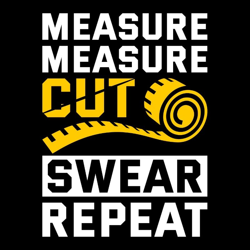 Measure Cut Swear Repeat