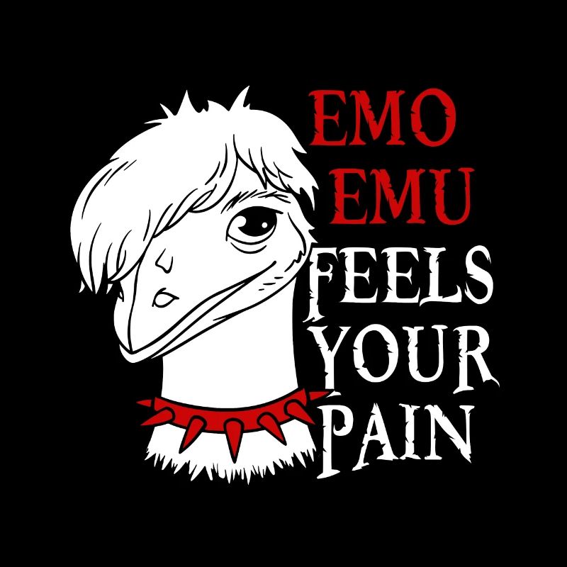 Emo Boy Emo Girl Emu Bird Emocore Punk Esthétique