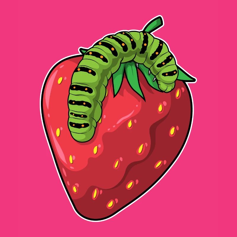Fraise chenille