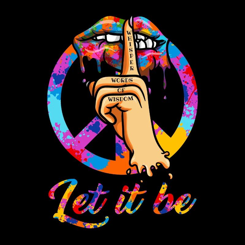 Wisper Friedenszeichen Flüster Let It Be Wisdom