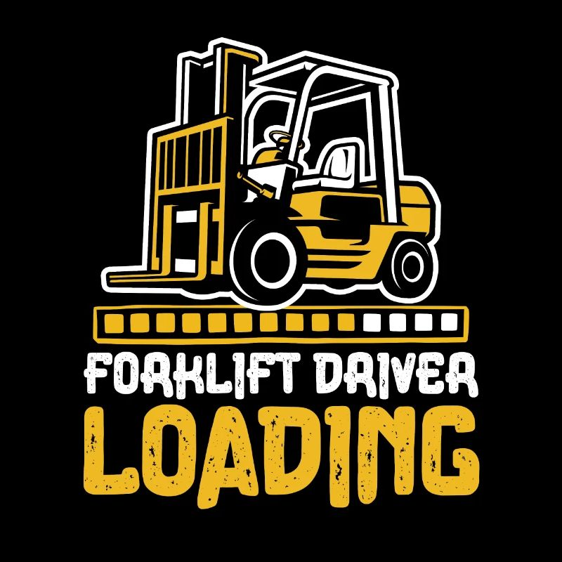 Forklift Driver Loading Gabelstaplerfahrer