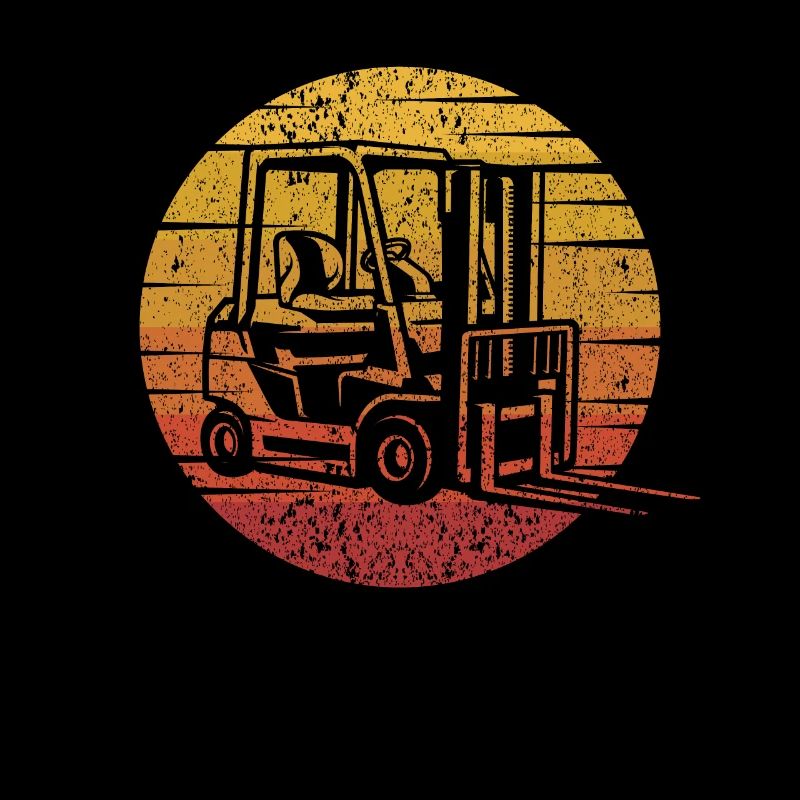 Retro All-terrain forklift Telehandler Forklift