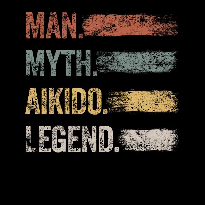 Die Aikido Legende Retro Kampfkunst Herren Aikido