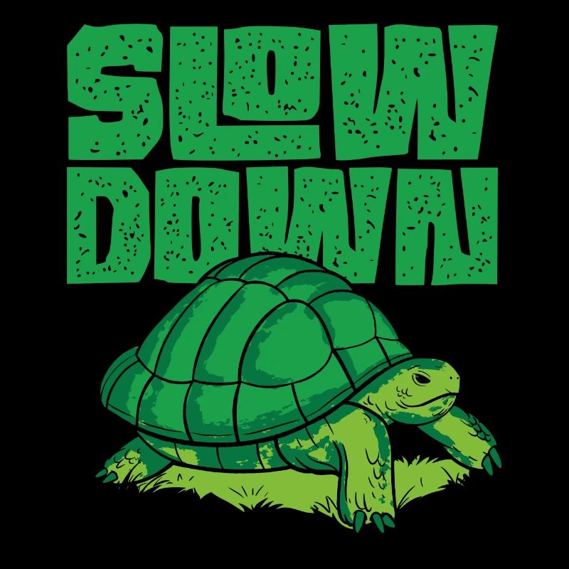 Sea Turtle Tortoise Slow Down