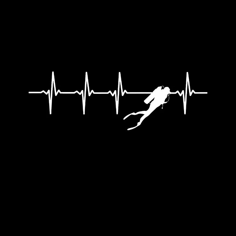 Diving Heartbeat Gift For Scuba Divers