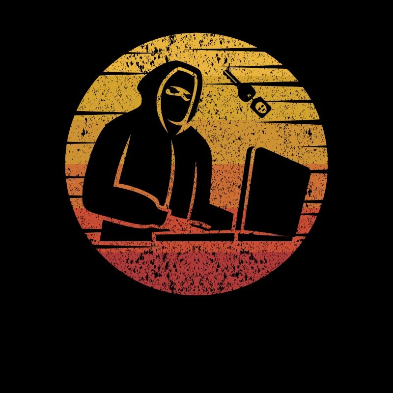 Retro Social Engineering Phishing Sniffer Grey