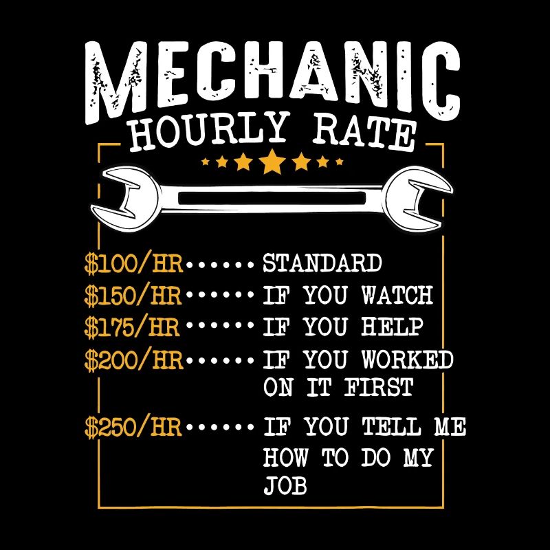Mechanic Hourly Rate Labor Rates, Co-Workers Car