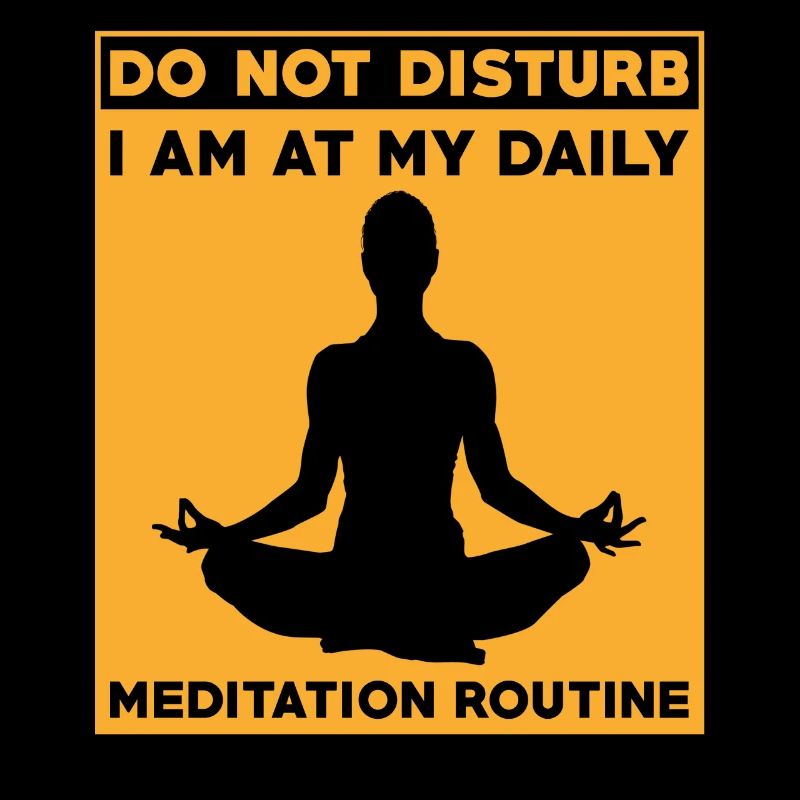 Tägliche Meditationsroutine Yoga Achtsamkeit
