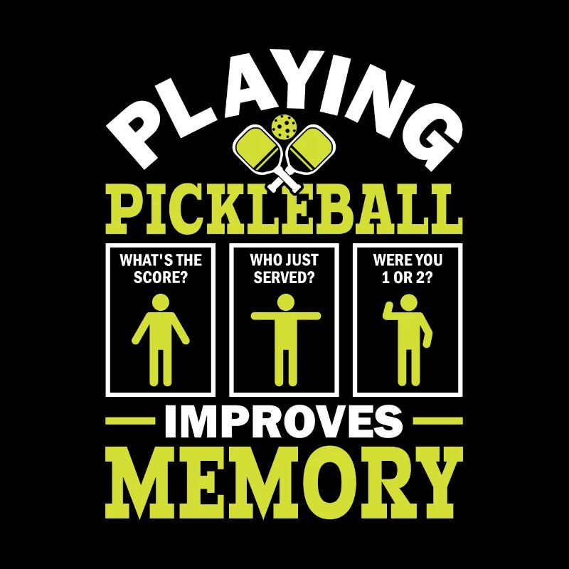Pickleball Play Improved Memory Dink Player