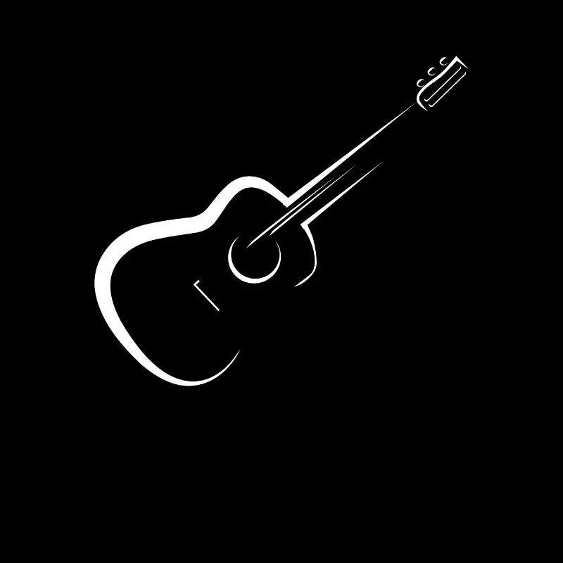 Silhouette de guitare