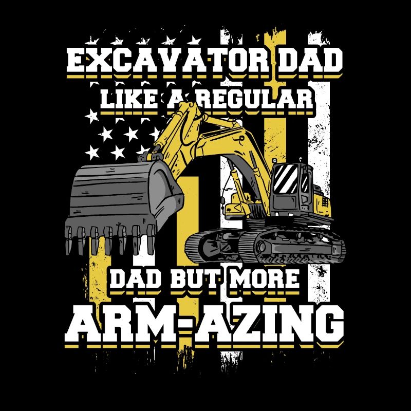 Excavator Dad Seilbagger Raupenbagger Excavator