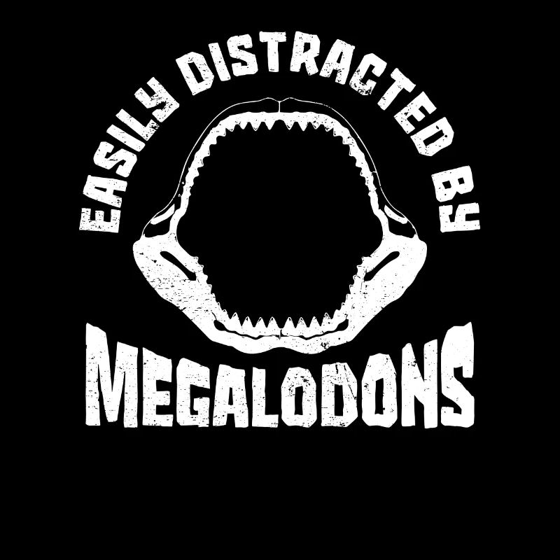 Facilement distrait par les mégalodons - requin mégalodon