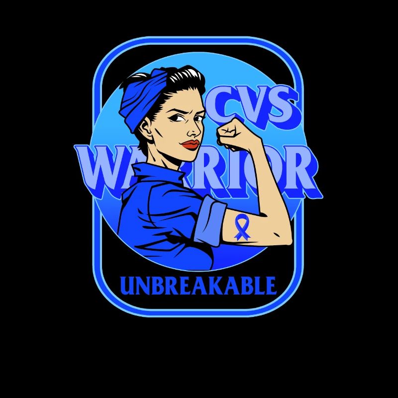 T-Shirt gegen zyklisches Erbrechen, CVS Warrior